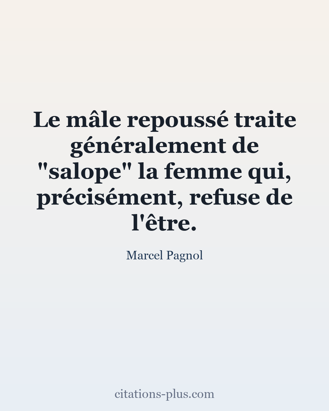 Carte Premium clair — Marcel Pagnol