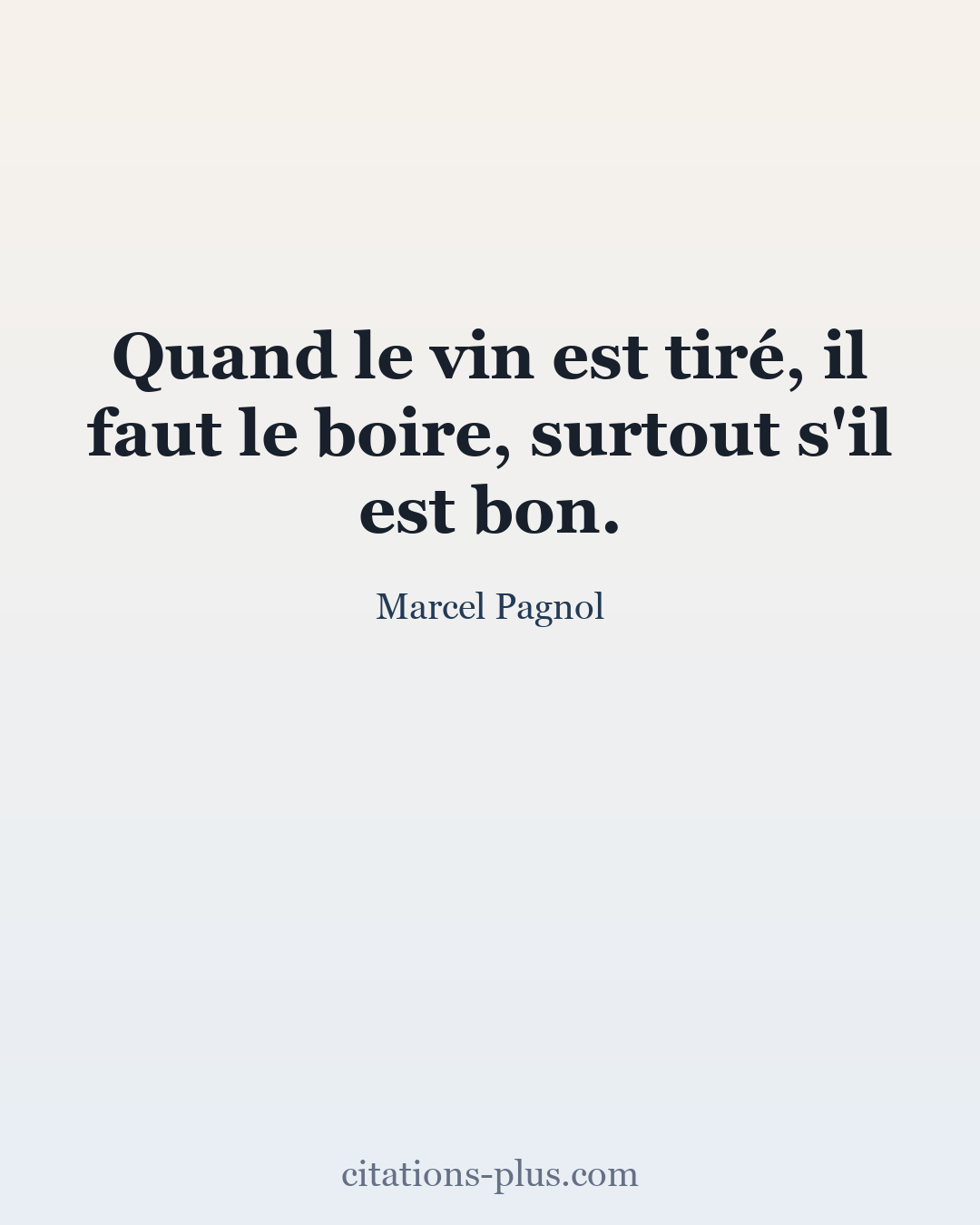 Carte Premium clair — Marcel Pagnol