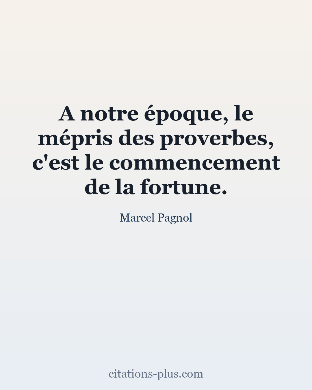 Carte Premium clair — Marcel Pagnol