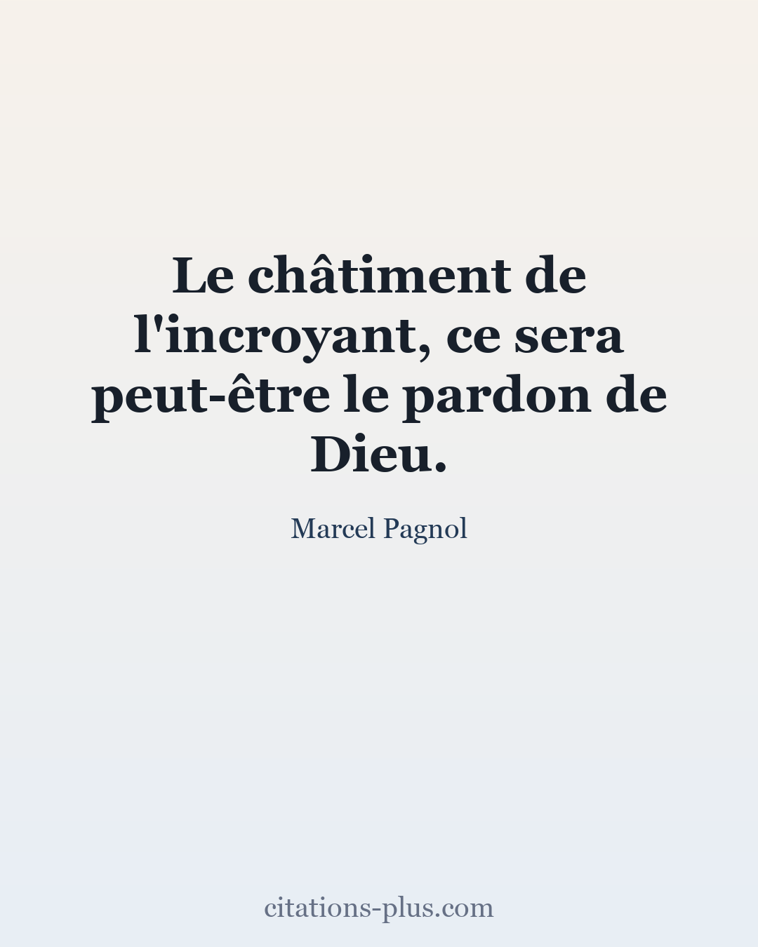 Carte Premium clair — Marcel Pagnol