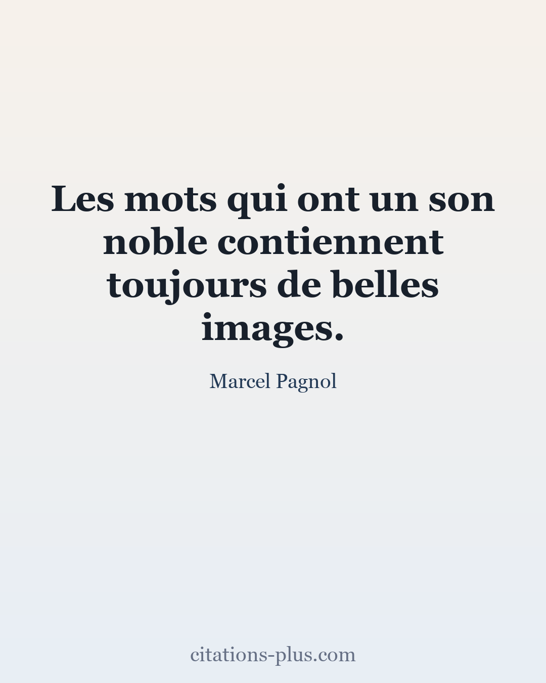 Carte Premium clair — Marcel Pagnol