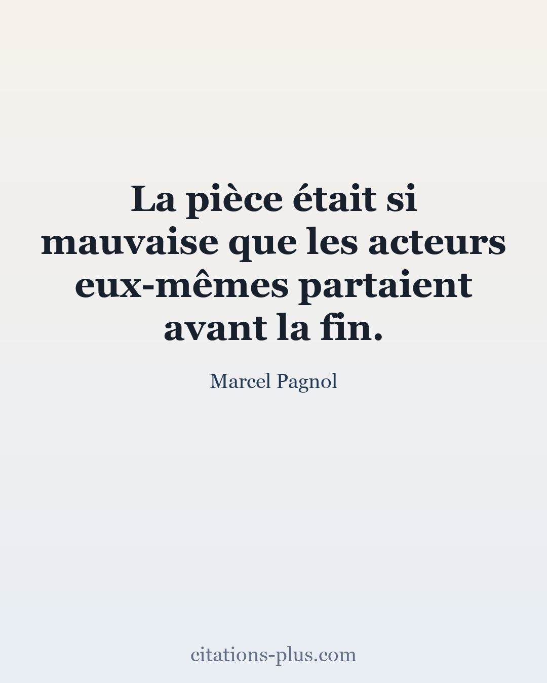 Carte Premium clair — Marcel Pagnol