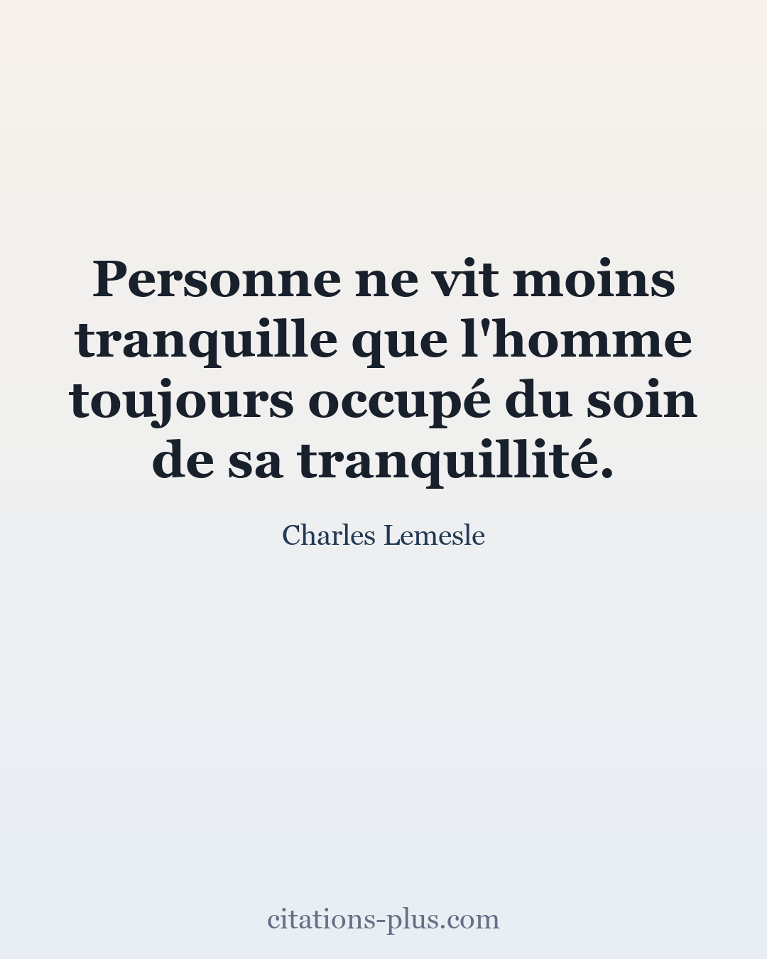 Carte Premium clair — Charles Lemesle