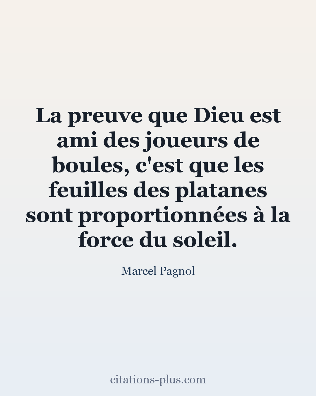 Carte Premium clair — Marcel Pagnol
