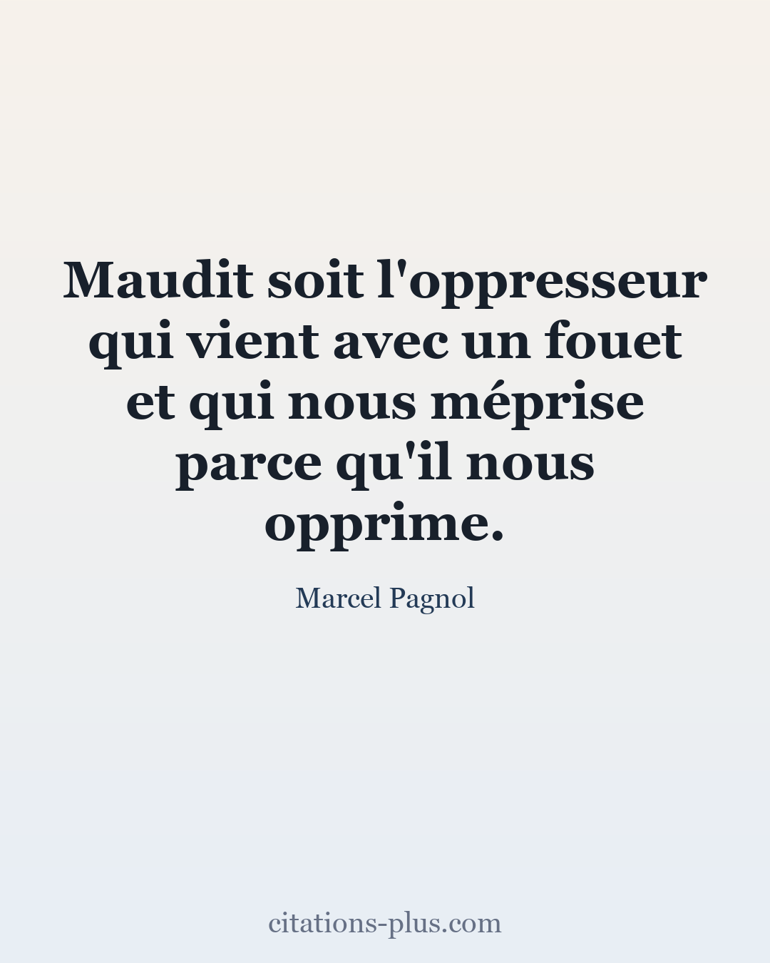 Carte Premium clair — Marcel Pagnol