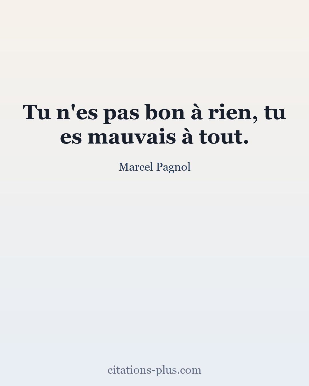 Carte Premium clair — Marcel Pagnol