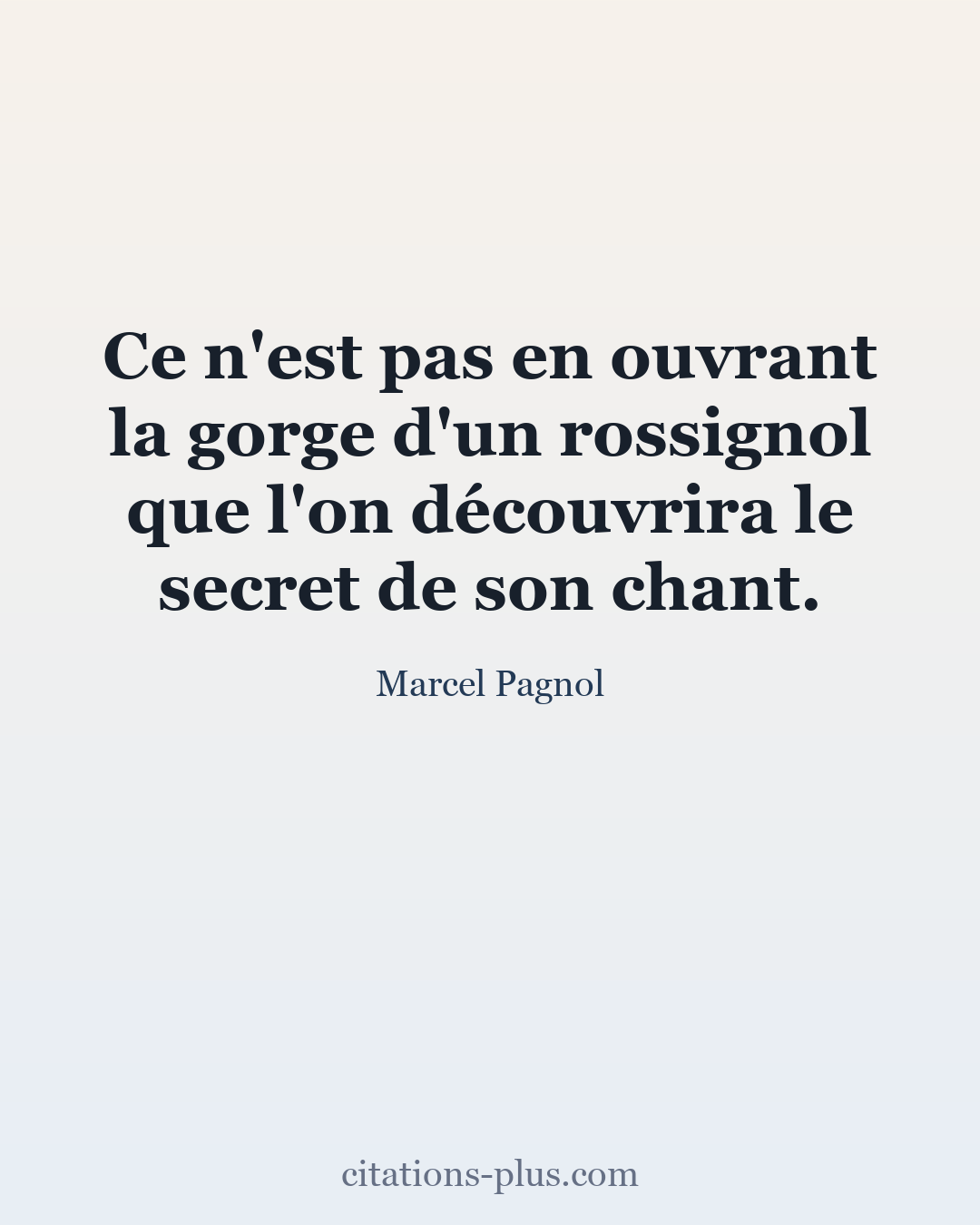 Carte Premium clair — Marcel Pagnol