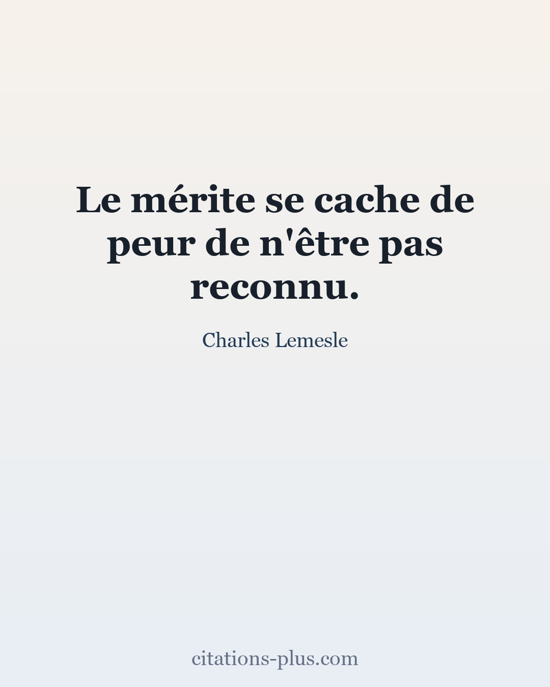 Carte Premium clair — Charles Lemesle