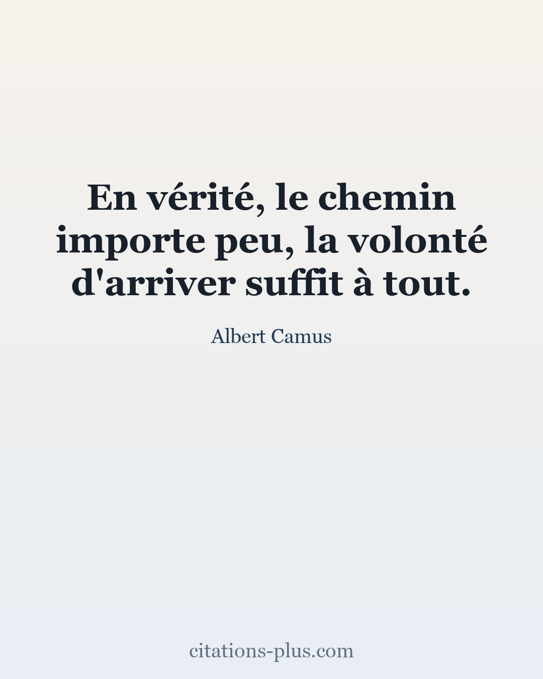 Carte Premium clair — Albert Camus