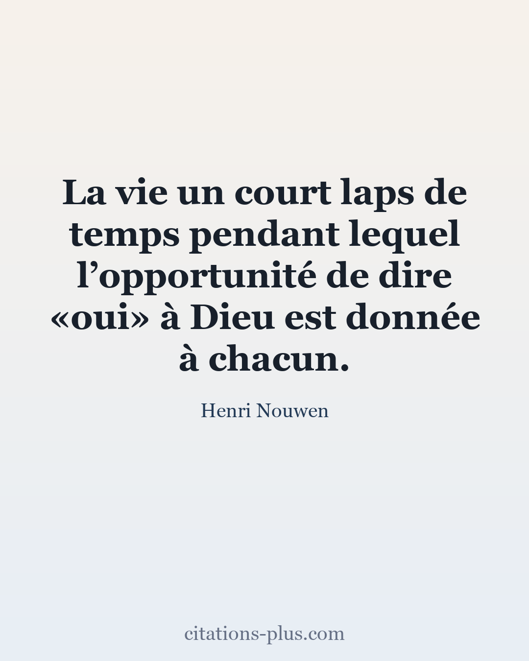 Carte Premium clair — Henri Nouwen