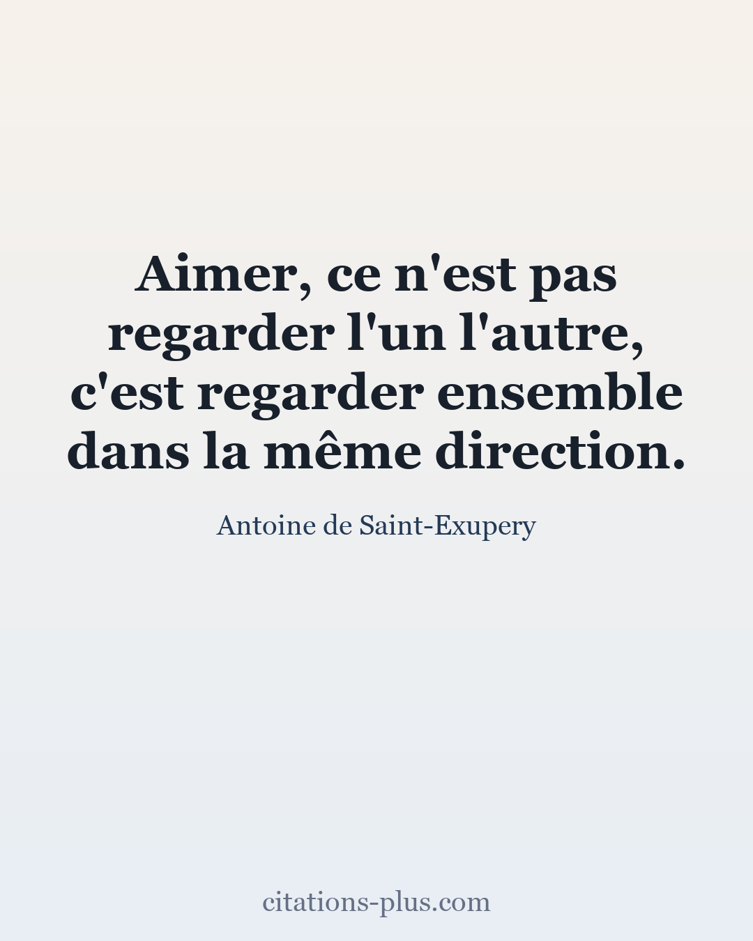 Carte Premium clair — Antoine de Saint-Exupéry