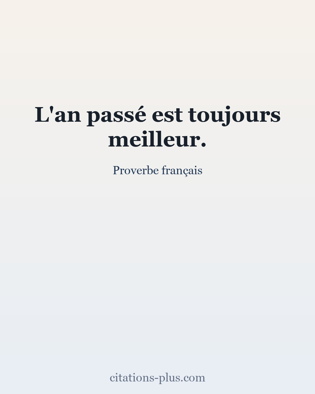 Carte Premium clair — Proverbe français