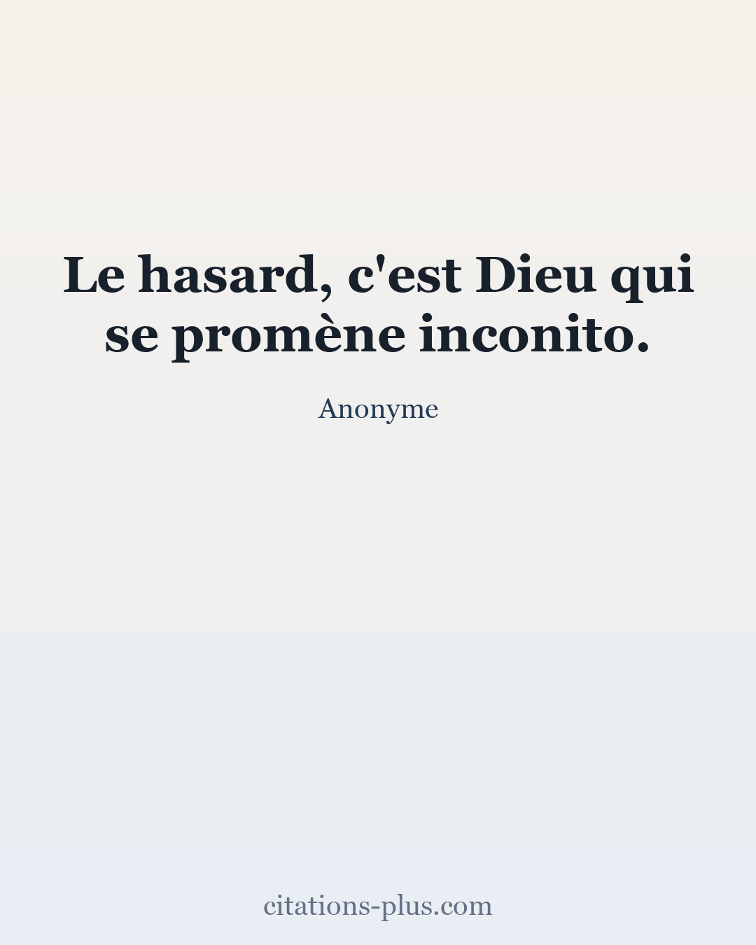 Carte Premium clair — Anonyme