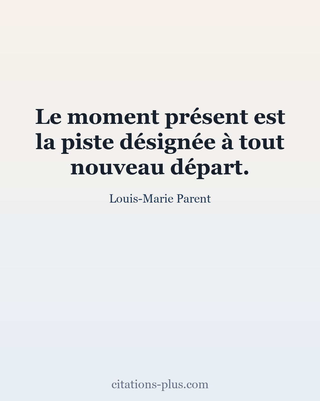 Carte Premium clair — Louis-Marie Parent