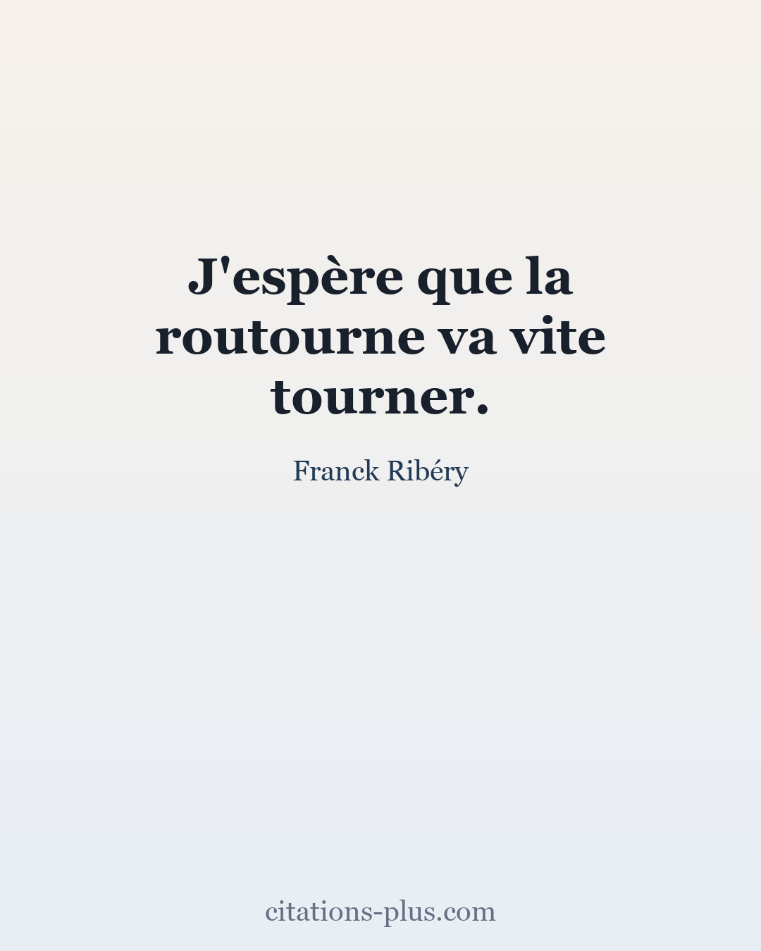 Carte Premium clair — Franck Ribéry