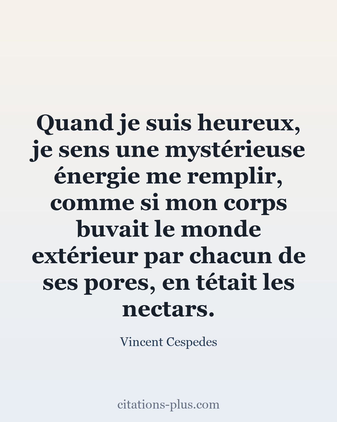 Carte Premium clair — Vincent Cespedes