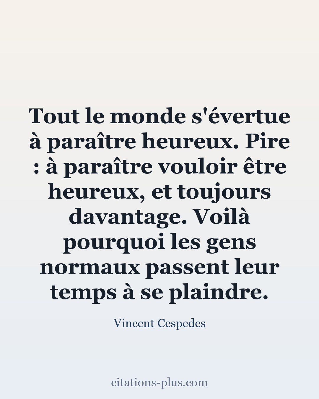 Carte Premium clair — Vincent Cespedes