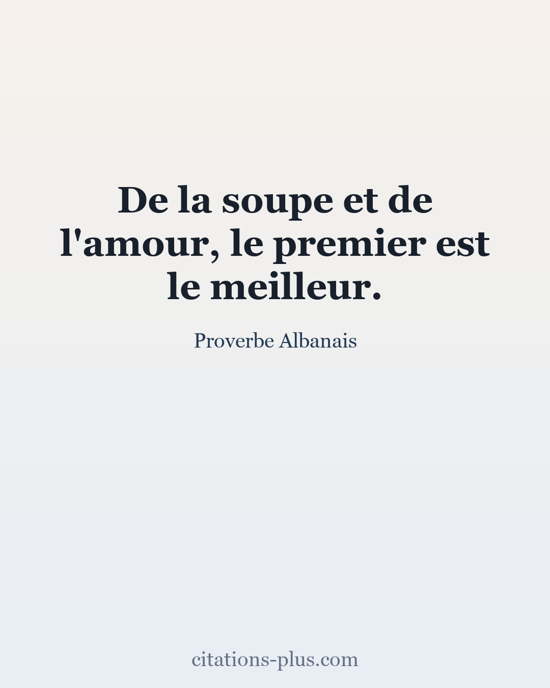 Carte Premium clair — Proverbe Albanais