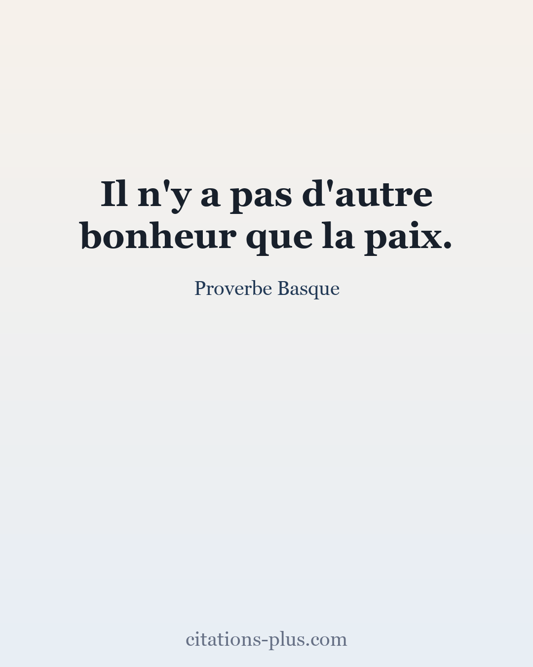 Carte Premium clair — Proverbe Basque