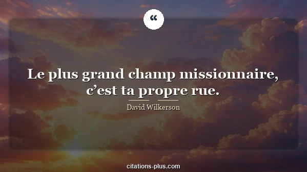 Carte Photo — David Wilkerson